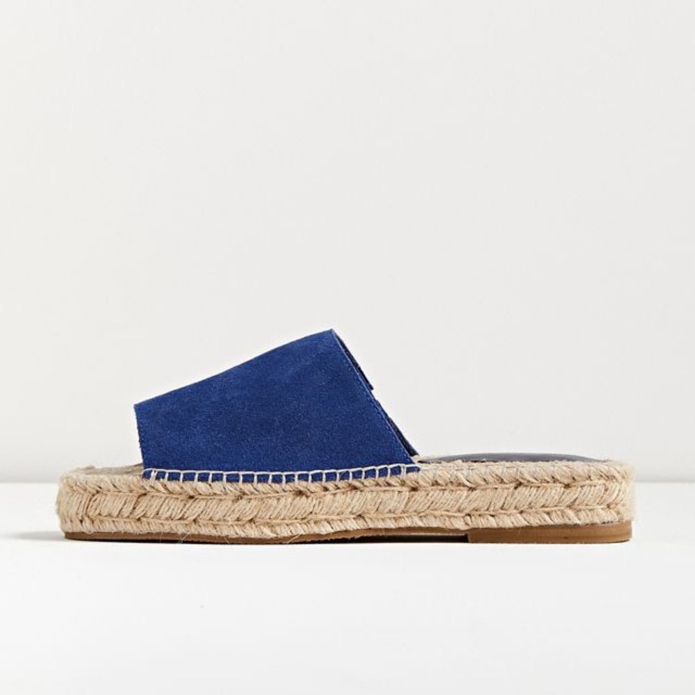 Espadrille slide sandals